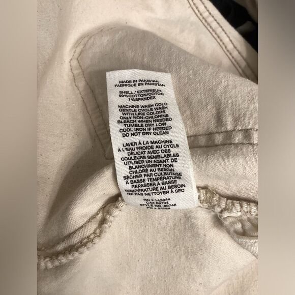 Avec Les Filles Tie Waist Denim Jumpsuit – Ecru Cream Women’s One Piece - Picture 15 of 15